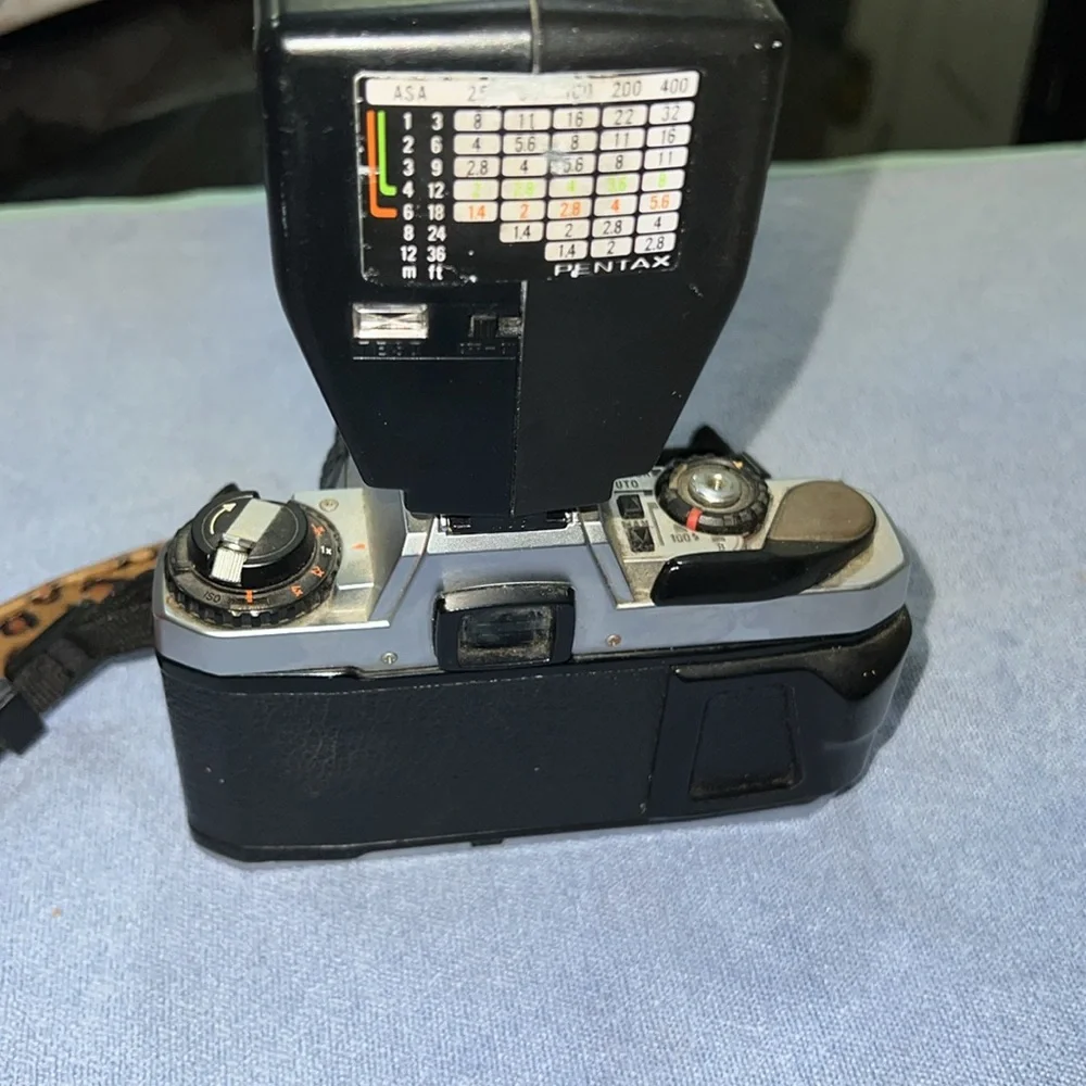 Pentax AF 160 program plus vintage film camera